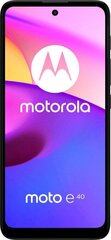 Motorola Moto E40 4/64GB Dual SIM Carbon Gray цена и информация | Мобильные телефоны | kaup24.ee