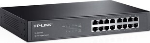 16-PORT GIGABIT SWITCH цена и информация | Адаптер Aten Video Splitter 2 port 450MHz | kaup24.ee