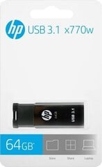 HP x770w 64GB USB 3.1 цена и информация | USB накопители | kaup24.ee