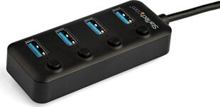 StarTech HB30C4AIB цена и информация | Адаптеры и USB-hub | kaup24.ee