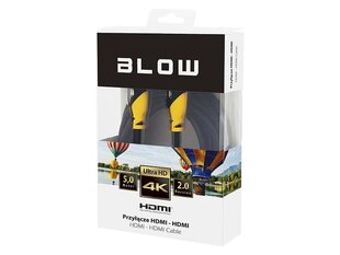 Blow 92-656, HDMI, 5 m hind ja info | Kaablid ja juhtmed | kaup24.ee