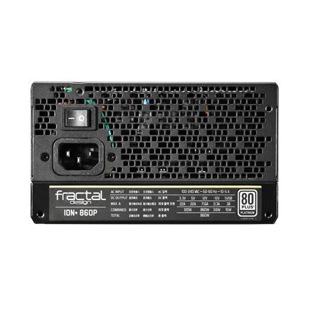 Fractal Design Ion+ 2 Platinum 860W цена и информация | Toiteplokid (PSU) | kaup24.ee