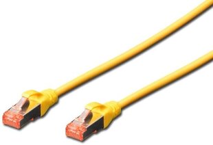 Digitus DK-1644-005-Y-10, RJ45, 0.5 m, 10 tk цена и информация | Кабели и провода | kaup24.ee