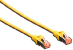 Digitus DK-1644-005-Y-10, RJ45, 0.5 m, 10 tk цена и информация | Кабели и провода | kaup24.ee