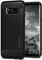 Чехол Spigen Rugged Armor Galaxy S8, чёрный цена и информация | Чехлы для телефонов | kaup24.ee