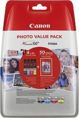 Originaalne Tindikassett Canon CLI551XL Mitmevärviline hind ja info | Tindiprinteri kassetid | kaup24.ee