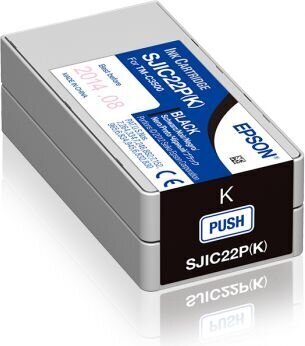 Tindikassett Epson SJIC22P(K), must цена и информация | Tindiprinteri kassetid | kaup24.ee