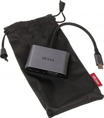 Akasa AK-CBCA23-18BK hind ja info | USB jagajad, adapterid | kaup24.ee