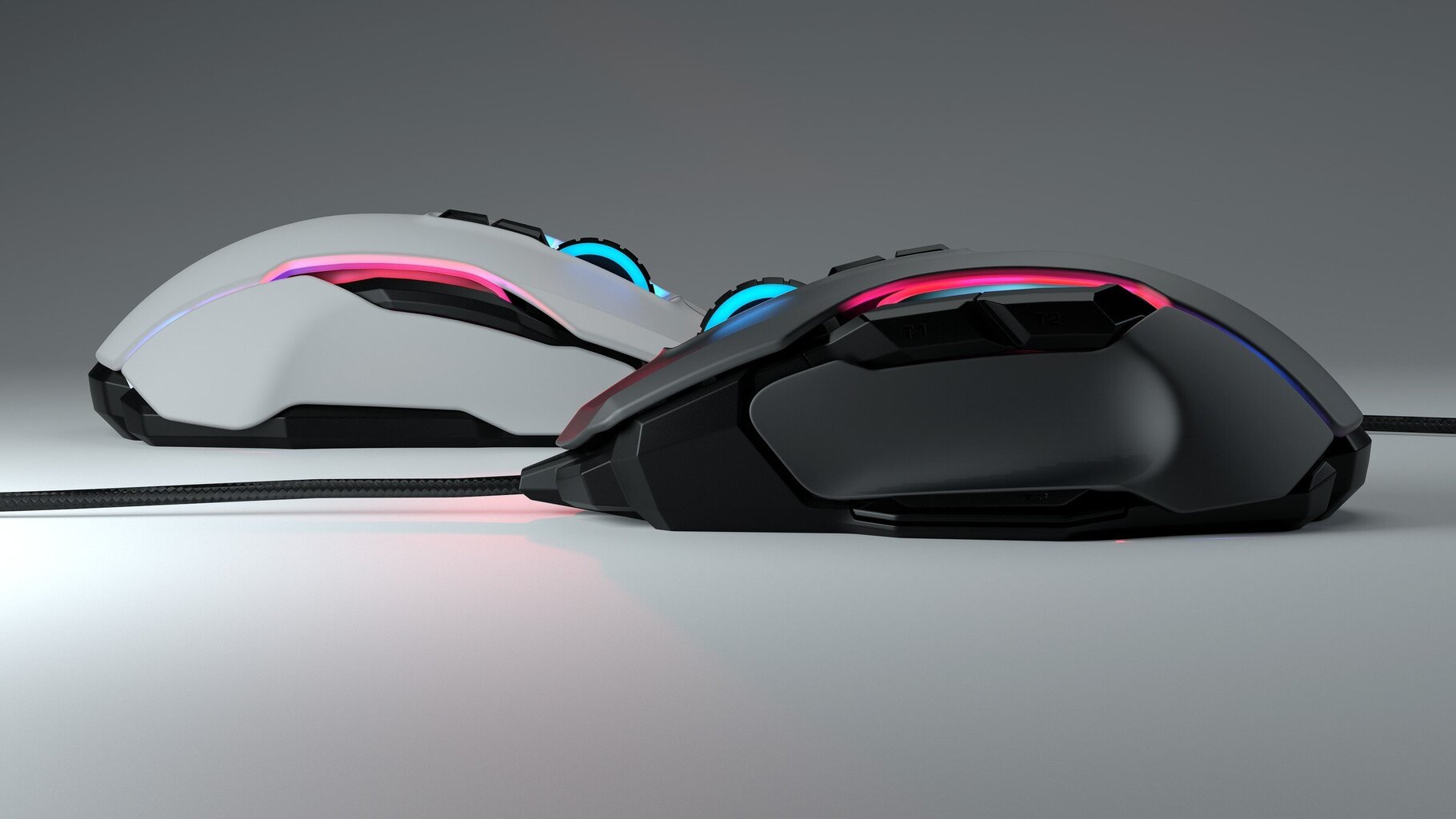 Мыши для игр Roccat Kone AIMO Remastered, белый цена | kaup24.ee