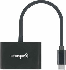 Manhattan 153416 цена и информация | Адаптеры и USB-hub | kaup24.ee