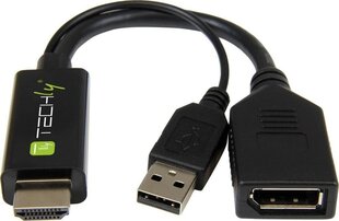 Tehniliselt HDMI-adapter koos toite-USB-ga DisplayPorti 4K*60Hz цена и информация | Адаптеры и USB-hub | kaup24.ee