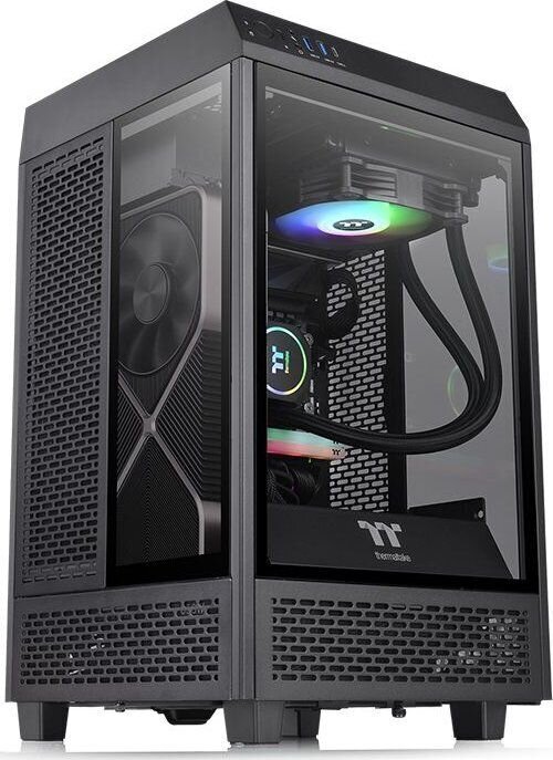 ATX Semi-tower Korpus THERMALTAKE The Tower 100 hind ja info | Arvutikorpused | kaup24.ee