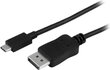 StarTech CDP2DPMM6B USB-C, 1.8 m цена и информация | Kaablid ja juhtmed | kaup24.ee