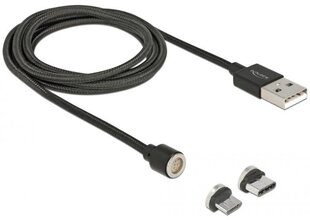 Delock 85723, Micro USB/USB-C, 1.1 m hind ja info | Kaablid ja juhtmed | kaup24.ee