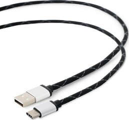Кабель Gembird USB 2.0 AM-Type-C (AM/CM), 2,5 м, черный цена и информация | Кабели и провода | kaup24.ee