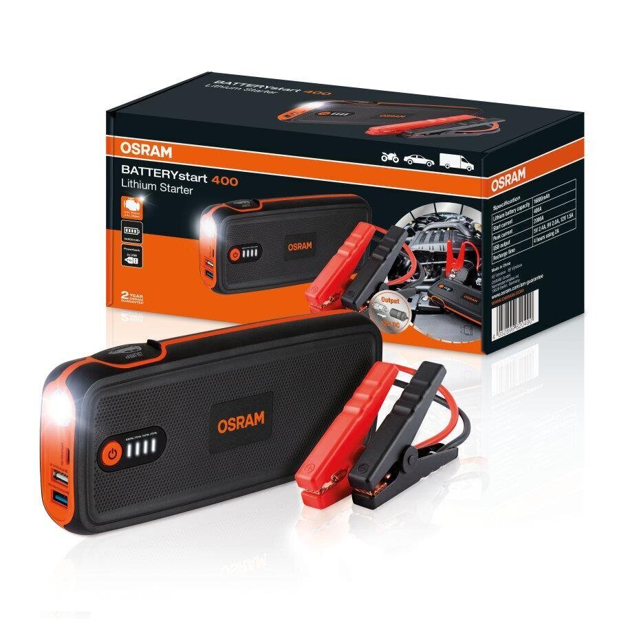 Osram BatteryStart 400 aku starter hind ja info | Auto akulaadijad | kaup24.ee