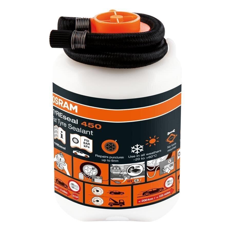 Rehviparandus hermeetik Osram Tyreseal, 450 ml hind ja info | Lisaseadmed | kaup24.ee