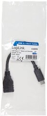 USB-adapter LogiLink 15 cm hind ja info | Kaablid ja juhtmed | kaup24.ee