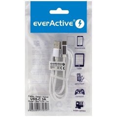 EverActive CBS-1CW, USB-A/USB-C, 1 m цена и информация | Кабели и провода | kaup24.ee