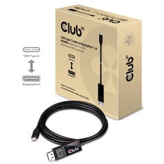 Club 3D, USB-C/DP, 1.8 м цена и информация | Кабели и провода | kaup24.ee