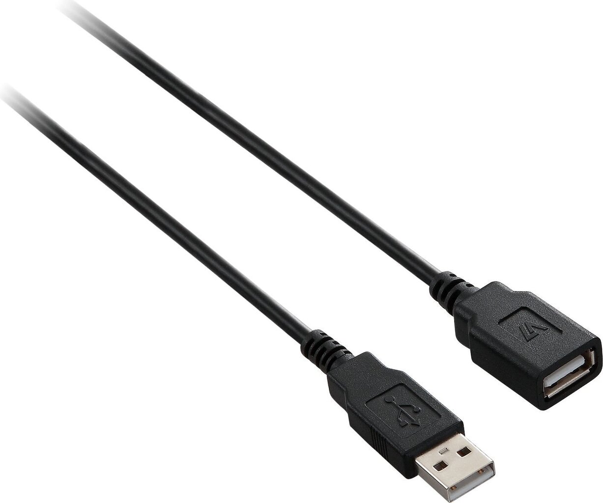 USB-kaabel V7 V7E2USB2EXT-05M USB A Must цена и информация | Mobiiltelefonide kaablid | kaup24.ee