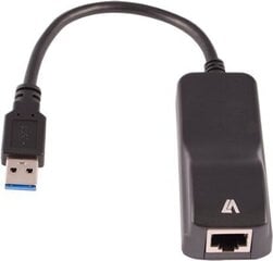 Ethernet-USB Adapter V7 CBLUSB3RJ-1E  Must цена и информация | Кабели для телефонов | kaup24.ee