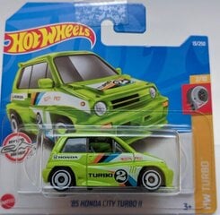 2022 - 013 - HCV25 Hot Wheels ´85 HONDA CITY TURBO II hind ja info | Poiste mänguasjad | kaup24.ee