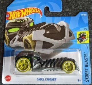 2022 - 014 - HCV44 Hot Wheels SKULL CRUSHER цена и информация | Poiste mänguasjad | kaup24.ee