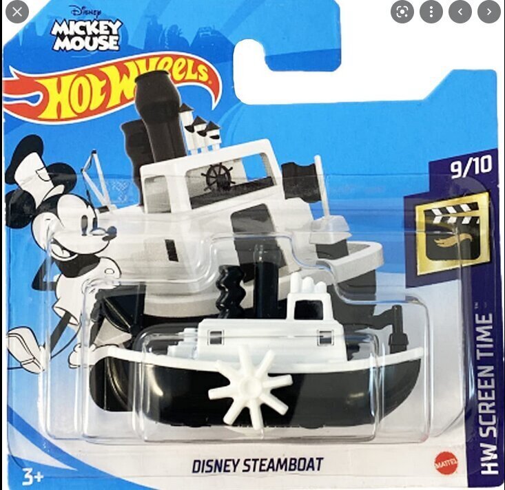 2022 - 035 - HCT56 Hot Wheels DISNEY STEAMBOAT hind ja info | Poiste mänguasjad | kaup24.ee