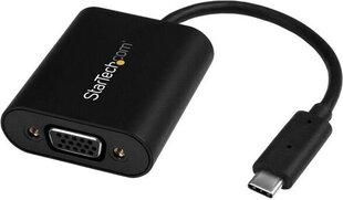 StarTech CDP2VGASA USB-C - VGA. цена и информация | Адаптеры и USB-hub | kaup24.ee