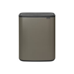 Prügikast, Bo Touch Bin 2x30L Platinum цена и информация | Мусорные баки | kaup24.ee