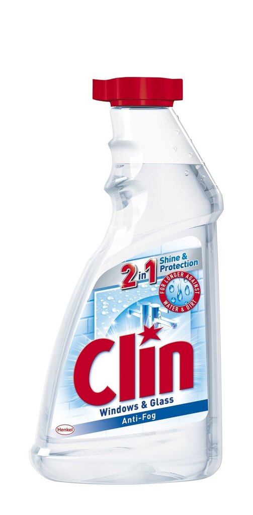 Klaaspindade pesemisvedelik" Clin " anti-fog, 500 ml hind ja info | Puhastusvahendid | kaup24.ee