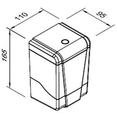 Faneco automaatne vedelseebi ja desinfitseerimisvahendi dosaator 700 ml JET цена и информация | Аксессуары для ванной комнаты | kaup24.ee