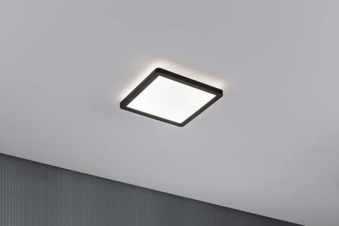 Paulmann LED Panel Atria Shine ruut 190x190mm 4000K Must hind ja info | Süvistatavad ja LED valgustid | kaup24.ee