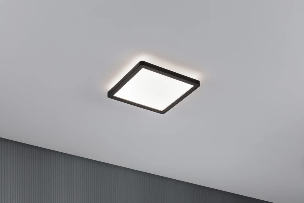 Paulmann LED Panel Atria Shine ruut 190x190mm 4000K Must цена и информация | Süvistatavad ja LED valgustid | kaup24.ee