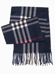 шарф a408 - темно-синий/белый цена и информация | Мужские шарфы, шапки, перчатки | kaup24.ee