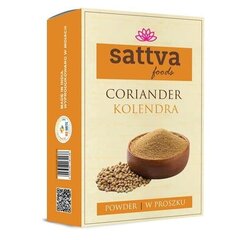 Jahvatatud koriandri seemned, Sattva Foods, 100 g hind ja info | Vürtsid, vürtsikomplektid | kaup24.ee