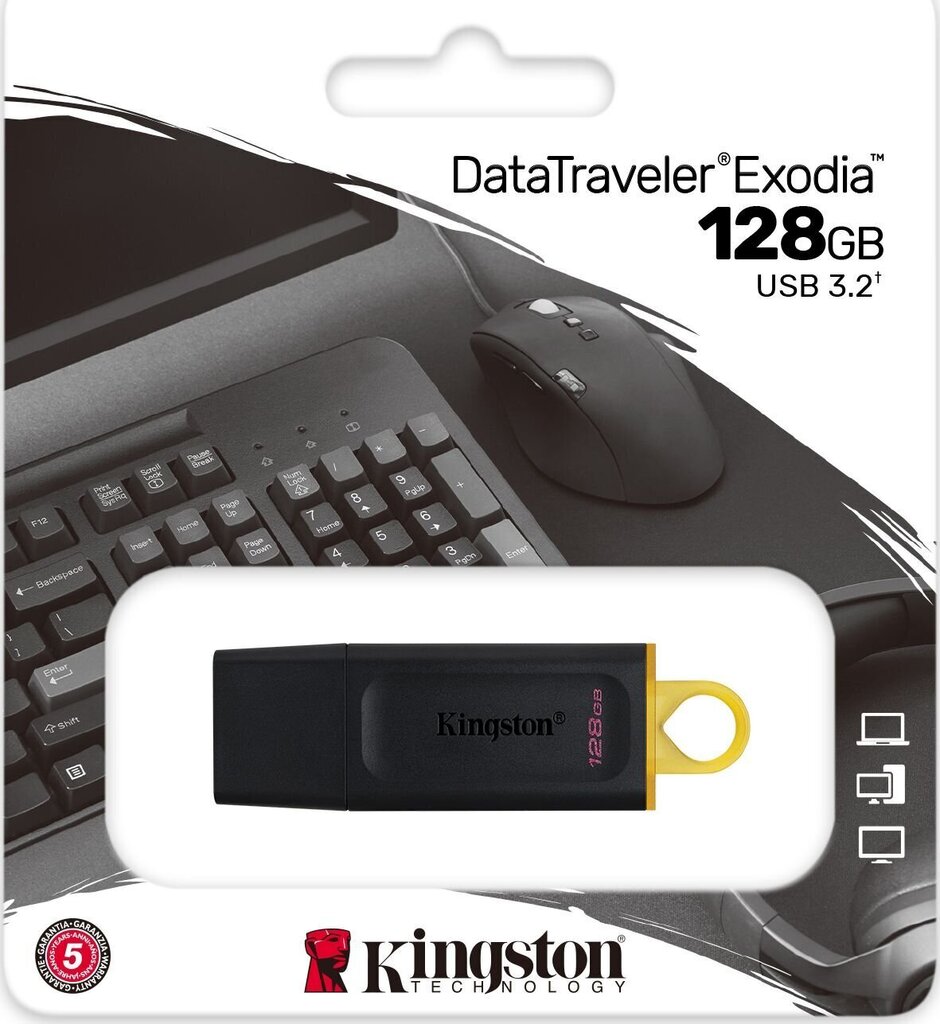 Kingston DTX, 128GB, USB 3.2 цена и информация | Mälupulgad | kaup24.ee