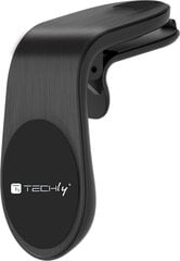 Автомобильный держатель для телефона Techly, магнитный, черный цена и информация | Mobiiltelefonide hoidjad | kaup24.ee