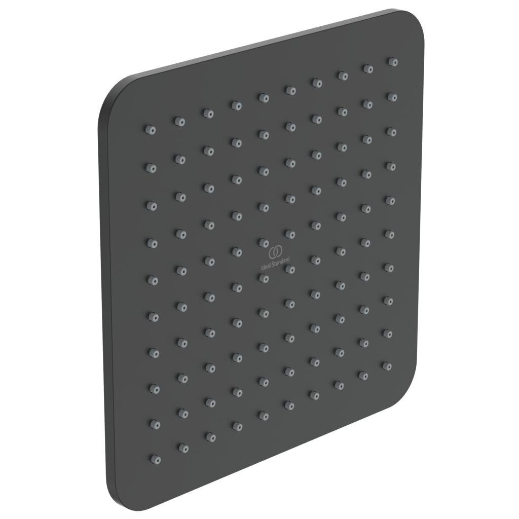 Dušiotsik Idealrain Cube ruudukujuline 200x200 mm, matt must, Ideal Standard hind ja info | Segistid ja lisatarvikud | kaup24.ee