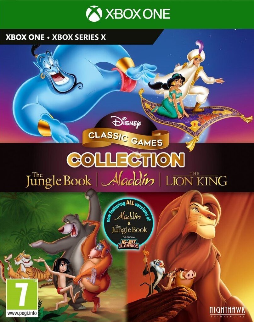 Disney Classic Games: Collection - The Jungle Book + Aladdin + The Lion King (Xbox One) цена и информация | Arvutimängud, konsoolimängud | kaup24.ee