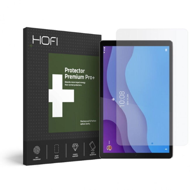 Hofi Tempered Glass 9H PRO+ Extra Shock Screen Protector ekraanikaitseklaas tahvelarvutile Lenovo Tab M10 10.1" 2ND GEN TB-X306 hind ja info | Tahvelarvuti lisatarvikud | kaup24.ee