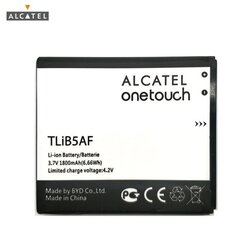 Alcatel TLiB5AF Оригинальный Аккумулятор One Touch Pop C5 5036D / 997 / 5035 (x’POP) / МТС 975 / Router MW40CJ 4G Li-Pol 1800mAh (OEM) цена и информация | Аккумуляторы для телефонов | kaup24.ee