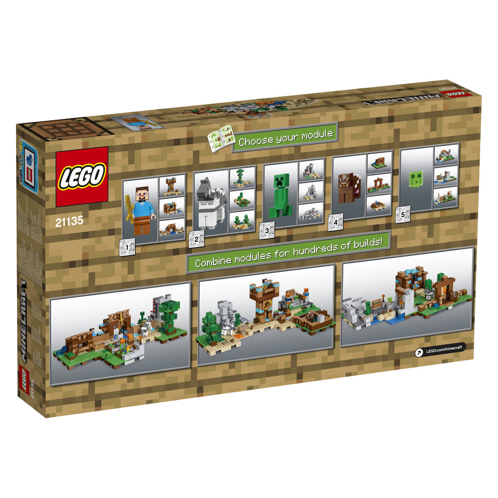 21135 LEGO® Minecraft Kraft Box 2.0 цена и информация | Klotsid ja konstruktorid | kaup24.ee