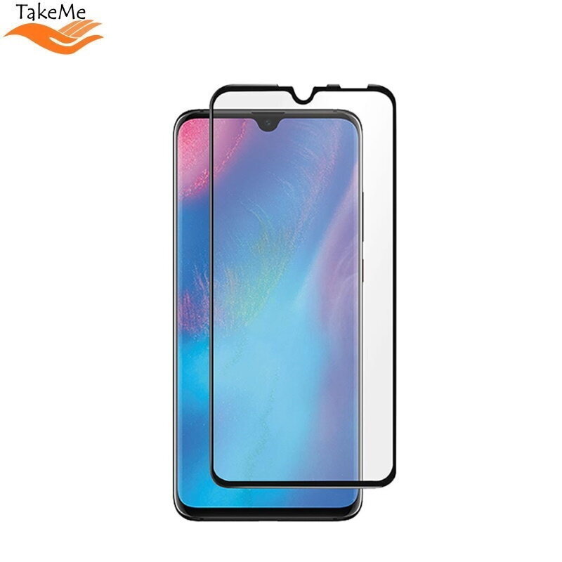 TakeMe HARD Ceramic Full Surface Screen Protector Glass for Huawei P30 Lite / Nova 4E Black hind ja info | Ekraani kaitsekiled | kaup24.ee