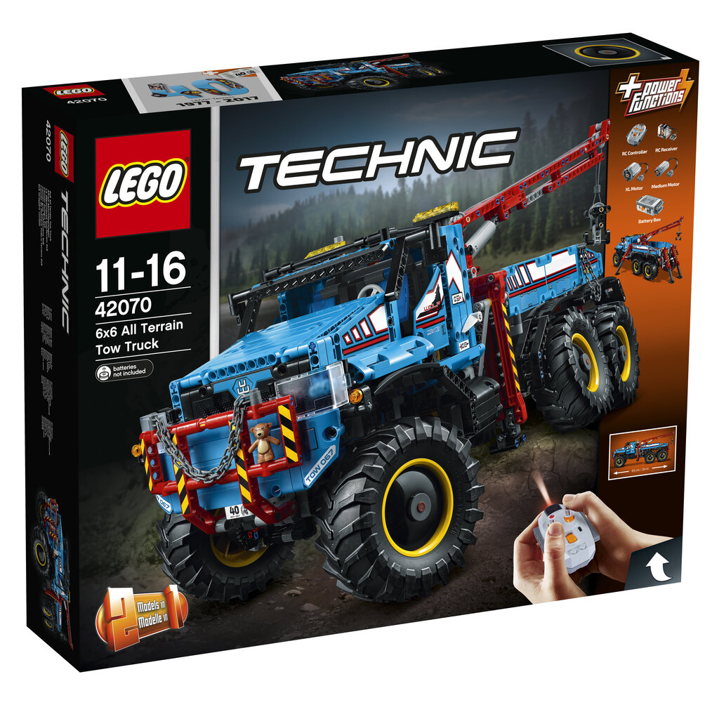 42070 LEGO® TECHNIC 6 x 6 puksiirauto maastikul hind ja info | Klotsid ja konstruktorid | kaup24.ee