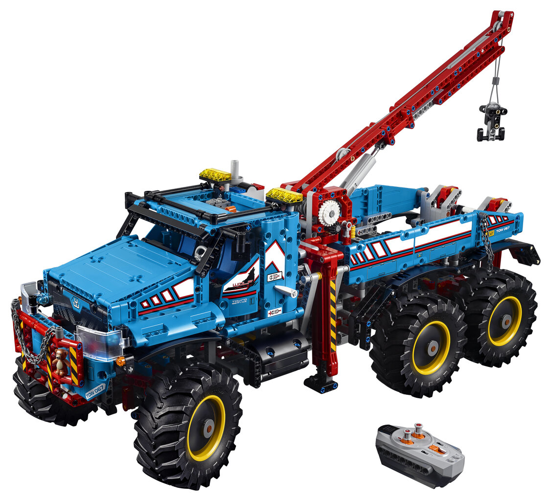 42070 LEGO® TECHNIC 6 x 6 puksiirauto maastikul hind ja info | Klotsid ja konstruktorid | kaup24.ee