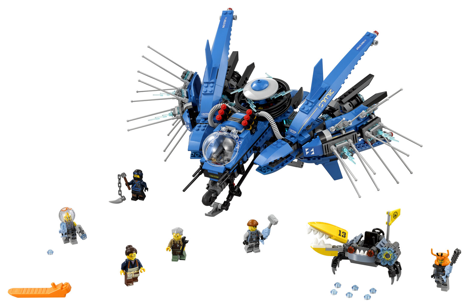 70614 LEGO® NINJAGO Reaktiivlennuk hind ja info | Klotsid ja konstruktorid | kaup24.ee