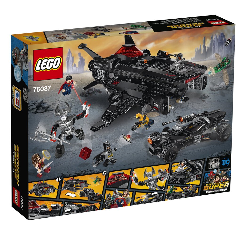 76087 LEGO® SUPER HEROES Lendav rebane: Batmani autokonveieri rünnak цена и информация | Klotsid ja konstruktorid | kaup24.ee