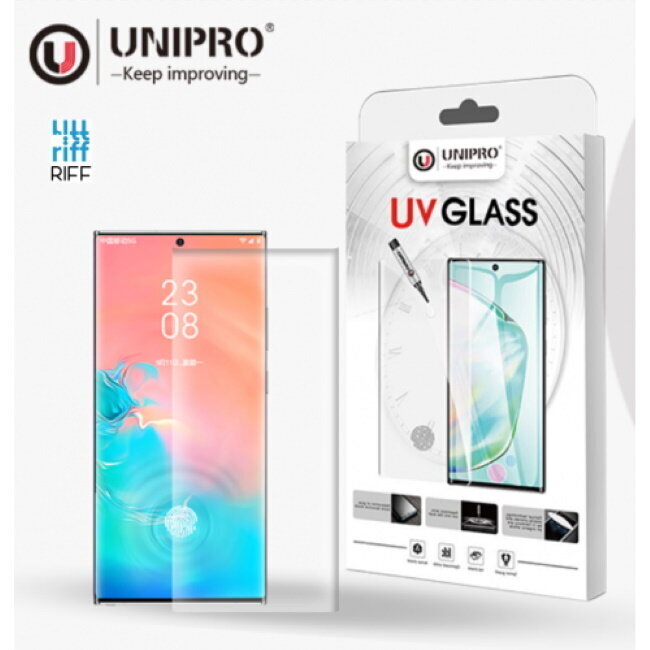 Riff Full Cover UV Lamp + Nano Glue Tempered Glass for Huawei P30 Lite with glass / glue / UV lamp hind ja info | Ekraani kaitsekiled | kaup24.ee